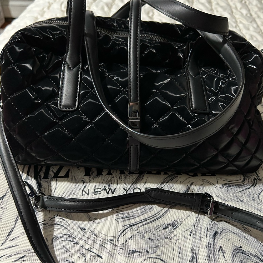 MZ Wallace Small Astor Satchel – Black